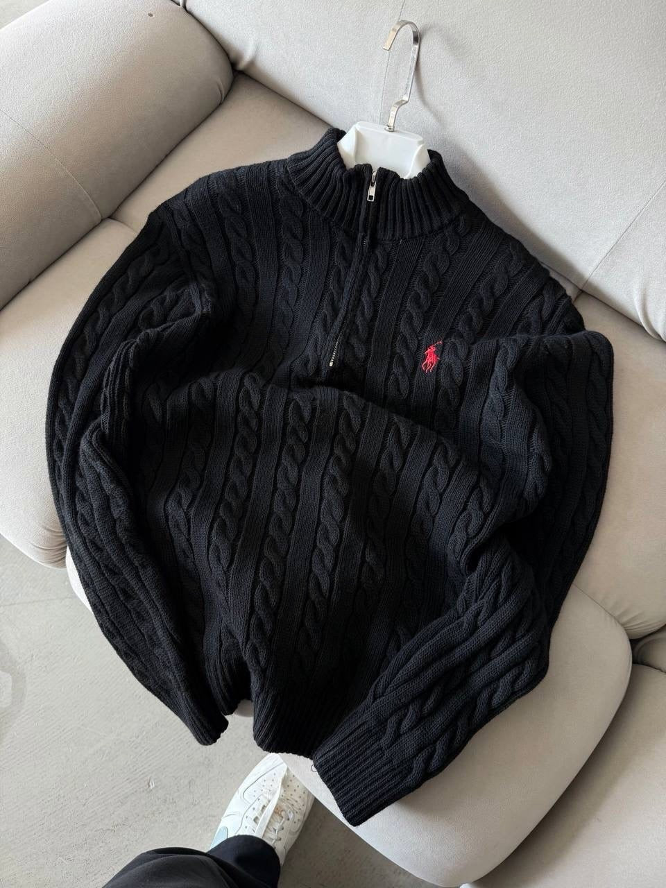 Half zip polo