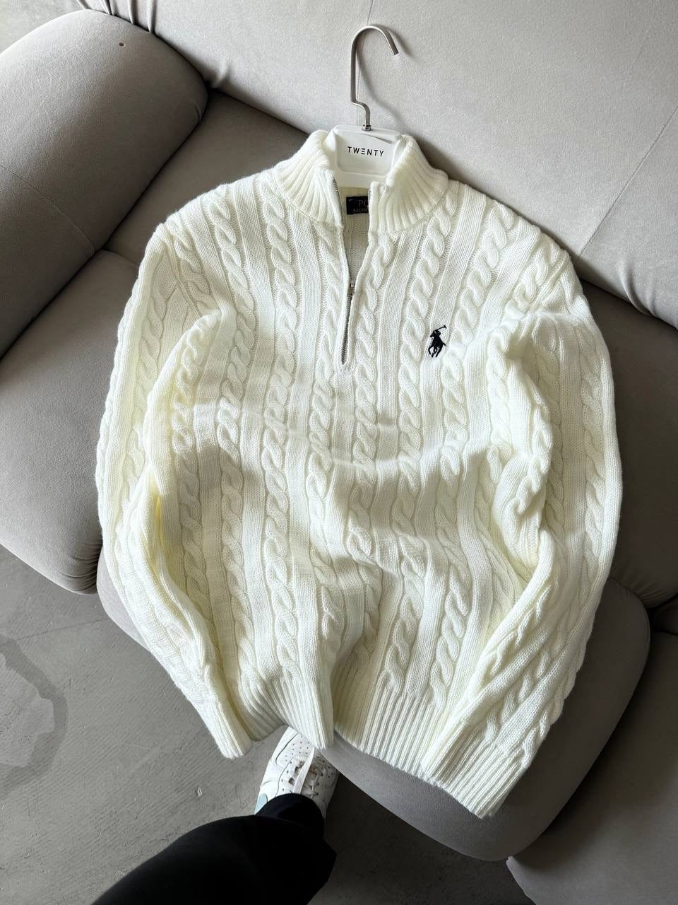 Half zip polo
